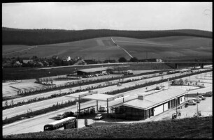 Ildehausen: Raststätte, Gesamtansicht, von oben