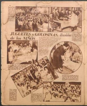 Juguetes y golosinas, ilusión de los niños [Fotografías]
