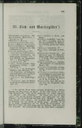 III. Sach- und Wortregister