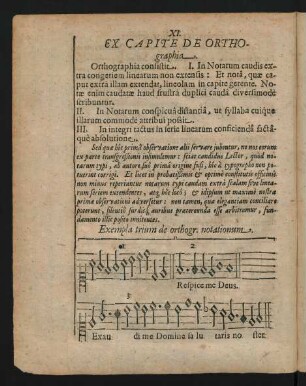 XI. Ex Capite De Orthographia.