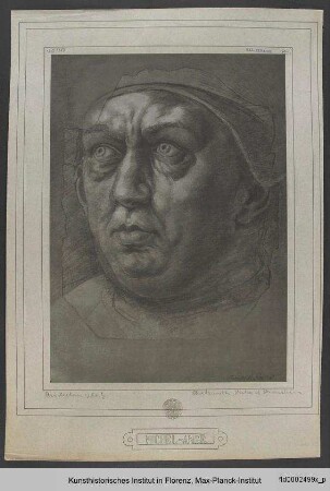 Kopfstudie des Papstes Leo X.