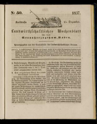 No 50. 1837. 15. Dezember
