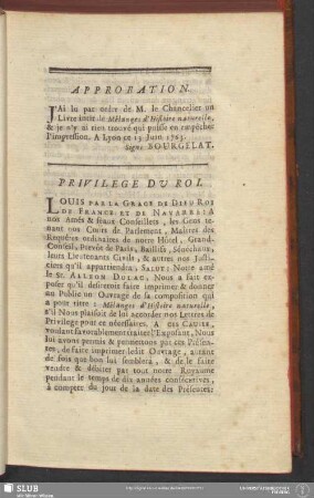 Privilege Du Roi