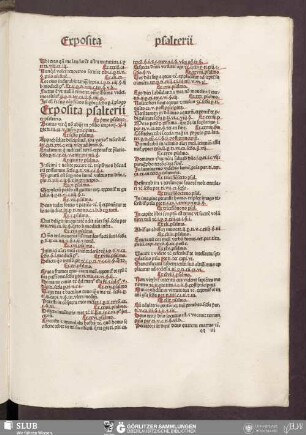 Exposita psalterii