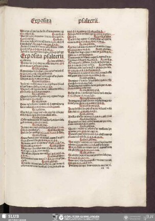 Exposita psalterii