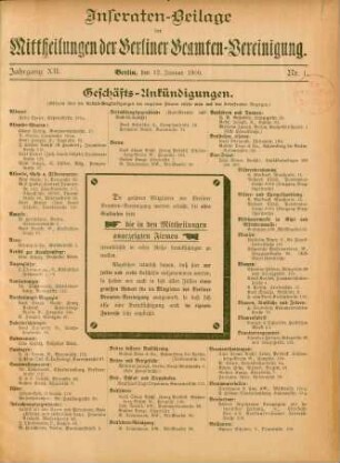 12. Januar-25. Dezember = Nr. 1-24