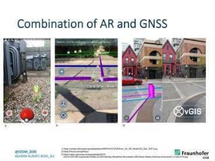 Outdoor AR-application for the digital map table