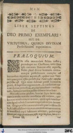 Praeloquium.