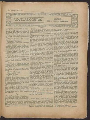 Ciegos : Novelas cortas