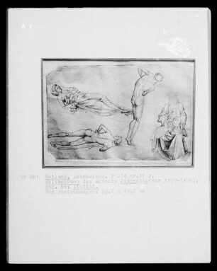 Seite aus dem Skizzenbuch des Antonio Pisanello, Seite 66
