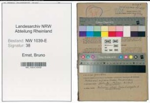 Entnazifizierung Bruno Ernst , geb. 24.04.1895 (Verwaltungsrat)