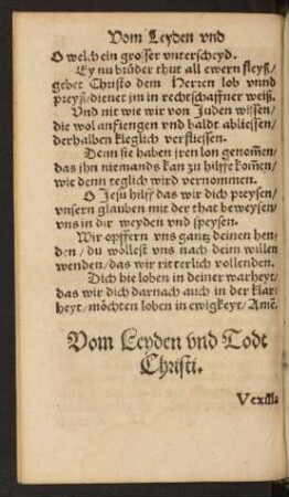 Vom Leyden und Todt Christi.