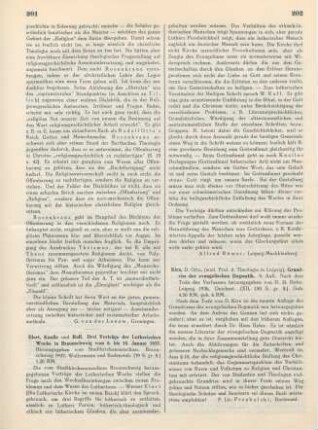 202 [Rezension] Kirn, Otto, Grundriß der Evangelischen Dogmatik