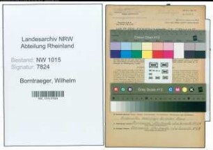 Entnazifizierung Wilhelm Borntraeger , geb. 06.05.1901 (Werkmeister)