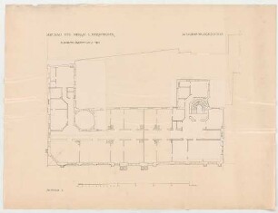 Thiersch, Friedrich von; München; Palais Bernheimer - Grundriss 3. OG