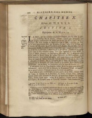 Chapitre X. Histoire des Medes.