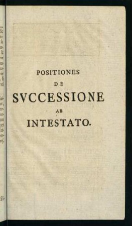 777-821, Positiones de successione ab intestato