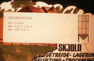 Stahlskelett-Silos