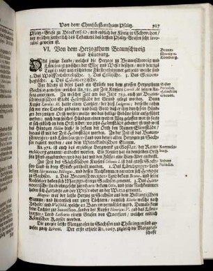 VI. Von dem Herzogthum Braunschweig und Lüneburg.
