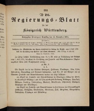 233-244, Nr. 26, 14. November 1874