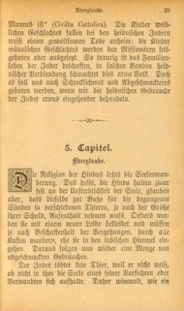 5. Capitel. Aberglaube