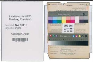 Entnazifizierung Adolf Koenzgen , geb. 25.04.1908 (Steuerhelfer)