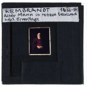 Rembrandt, Porträt eines alten Mannes in Rot (Hermitage ГЭ-745 )