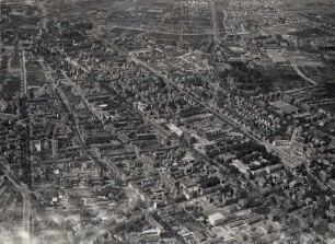 Luftbildaufnahmen von Karlsruhe. Weststadt - Gesamtbild