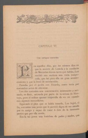 Capítulo VI - Una antigua conocida