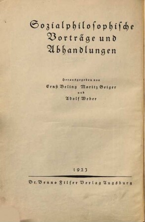 Rechtswissenschaft und Rechtsphilosophie