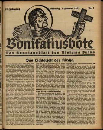 Ausgabe vom Sonntag, den 03. Februar 1935.