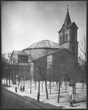 Karlsruhe Pfarrkirche Sankt Stephan Gesamtansicht