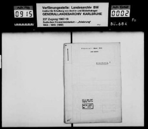 Höxter, Sara Anna geb. Kuhn, Ehefrau des Kaufmanns Fritz Israel Höxter in Gießen und Helmut Schrag früher in Gießen Löschung der Hypothek