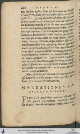 Narrationes Fabularum Aliarum