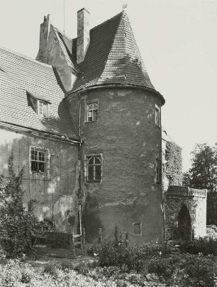 Schloss Rothschönberg, Turm von Südwesten