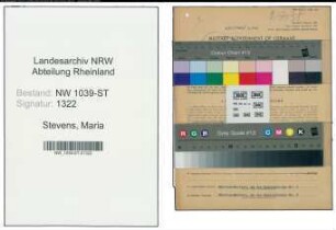 Entnazifizierung Maria Stevens , geb. 28.08.1921 (Dolmetscherin)