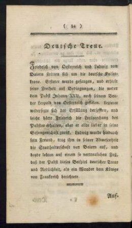Deutsche Treue