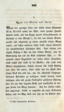 4. Wetzel als Mensch und Christ