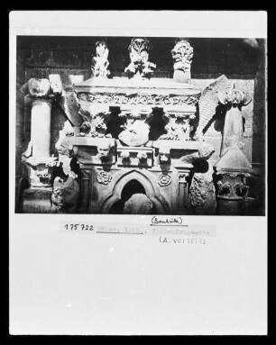 Architekturfragmente der Kathedrale zu Reims