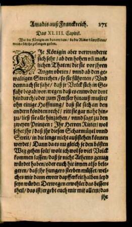 Das XLIII. Capitel.