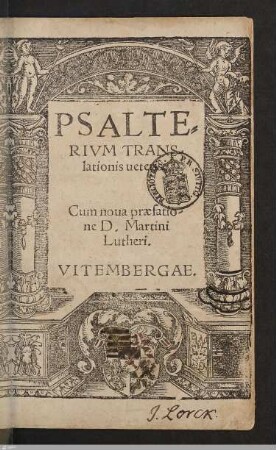 Psalterium Translationis ueteris