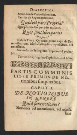 Liber Primus de notionibus simplicibus