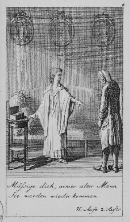 Illustration zu Schillers "Kabale und Liebe", Blatt 4 (2. Akt, 2. Szene)