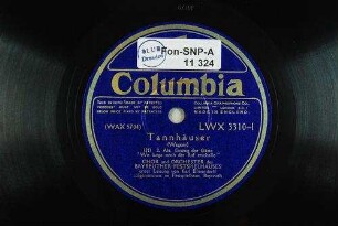 Tannhäuser : 2. Akt, Einzug der Gäste "Wo lange noch der Ruf erschalle" / (Wagner)