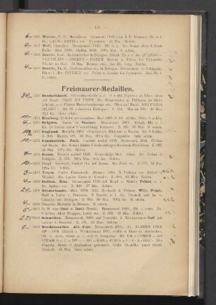Freimaurer-Medaillen