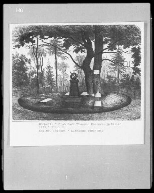 Wöbbelin, Grab Carl Theodor Körners, gefallen 1813