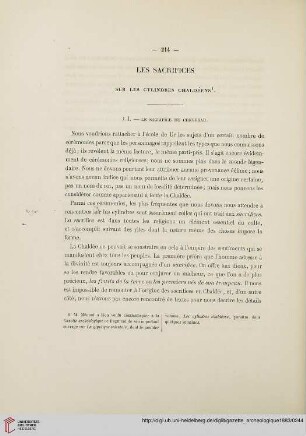 Les sacrifices sur les cylindres Chaldéens, [1]