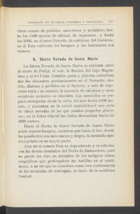 8. Sierra Nevada de Santa Marta