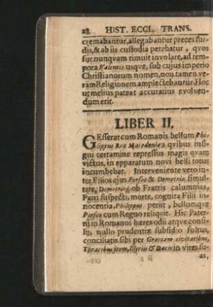 Liber II.