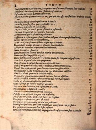 Svmma Juris Canonici : comprehensa tribus partibus, in qva distincte et svccincte explicantur, quae ad personas, negotia, & iudicia ecclesiastica ex canonum praescripto, pertinent ; accedit commentarius in regulas iuris pontificii & iuris utriusque antinomia etc., 4. Commentarius in regulas iuris pontificii, quae in libro quinto et sexto Decretalium continentur